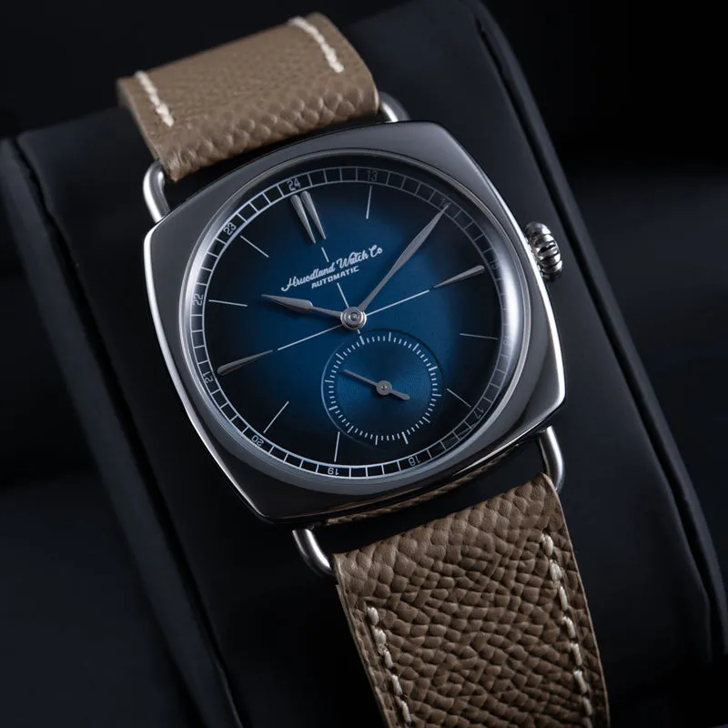 hruodland F028 ST1701S quare Mechanical Watch