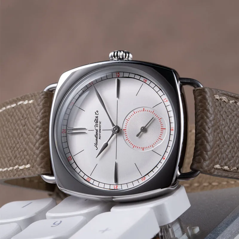 hruodland F028 ST1701S quare Mechanical Watch
