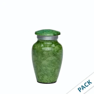 KEEPSAKE -Alloy Urn -Hand Painted Stone-look - Pack of 10