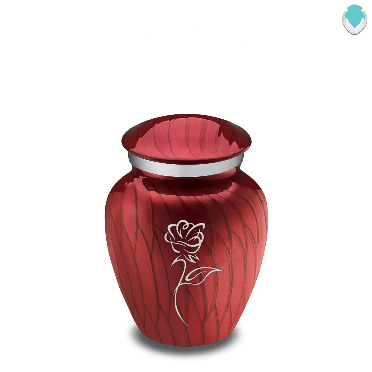 Keepsake Embrace Pearl Candy Red Rose Cremation Urn