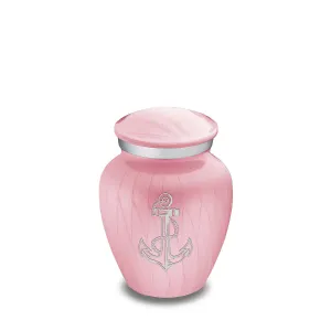 Keepsake Embrace Pearl Light Pink Anchor Cremation Urn