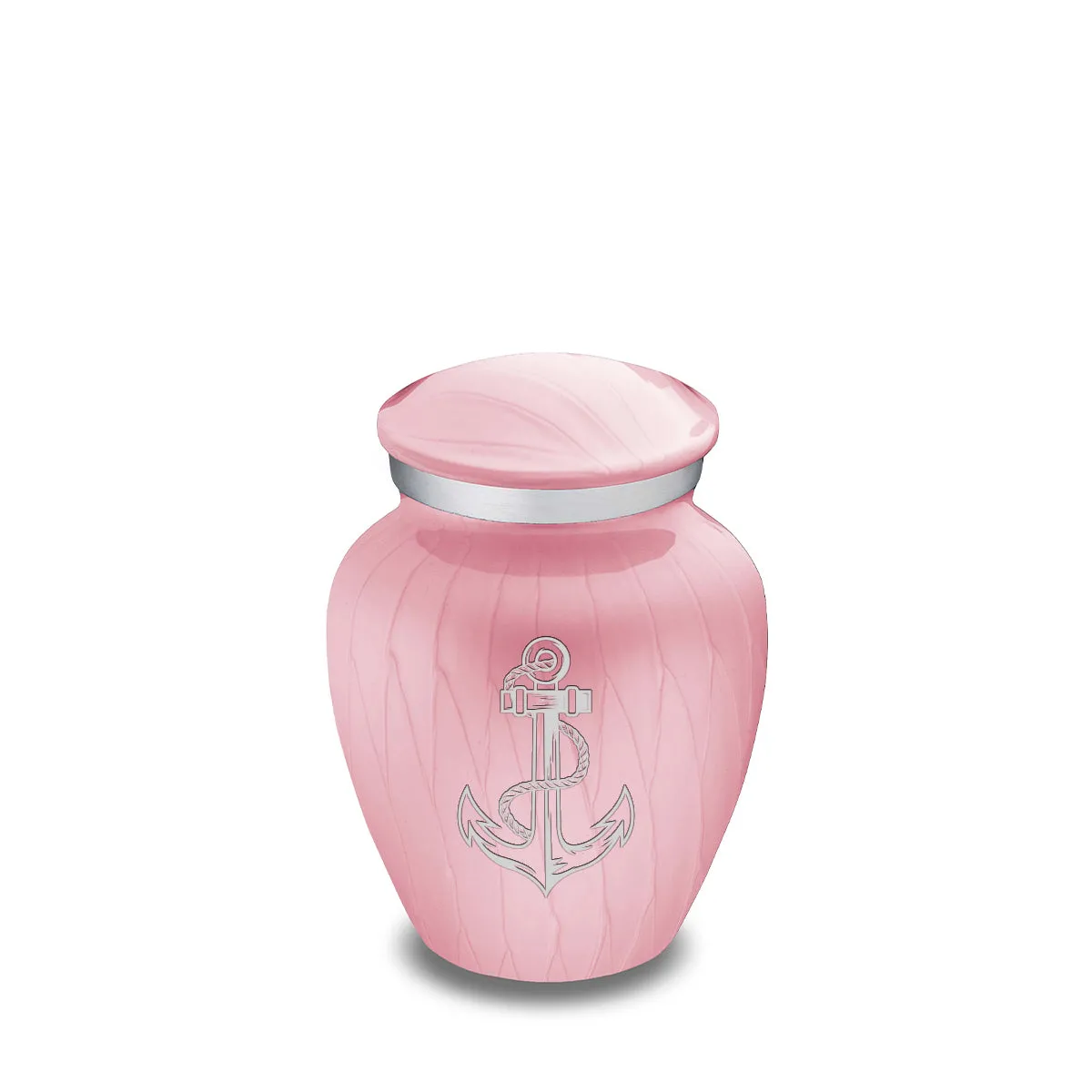 Keepsake Embrace Pearl Light Pink Anchor Cremation Urn