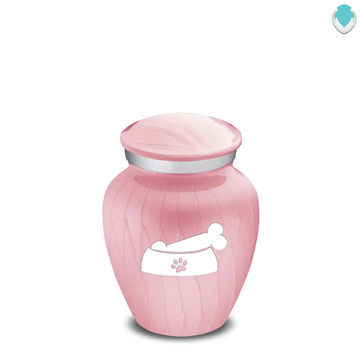 Keepsake  Embrace Pearl Pink Pet Dog Bone Cremation Urn
