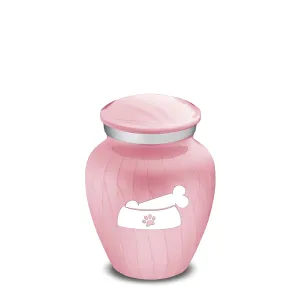 Keepsake  Embrace Pearl Pink Pet Dog Bone Cremation Urn