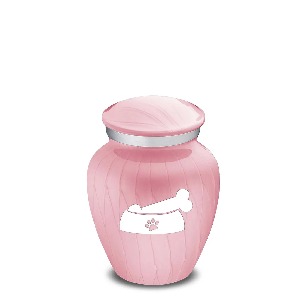 Keepsake  Embrace Pearl Pink Pet Dog Bone Cremation Urn