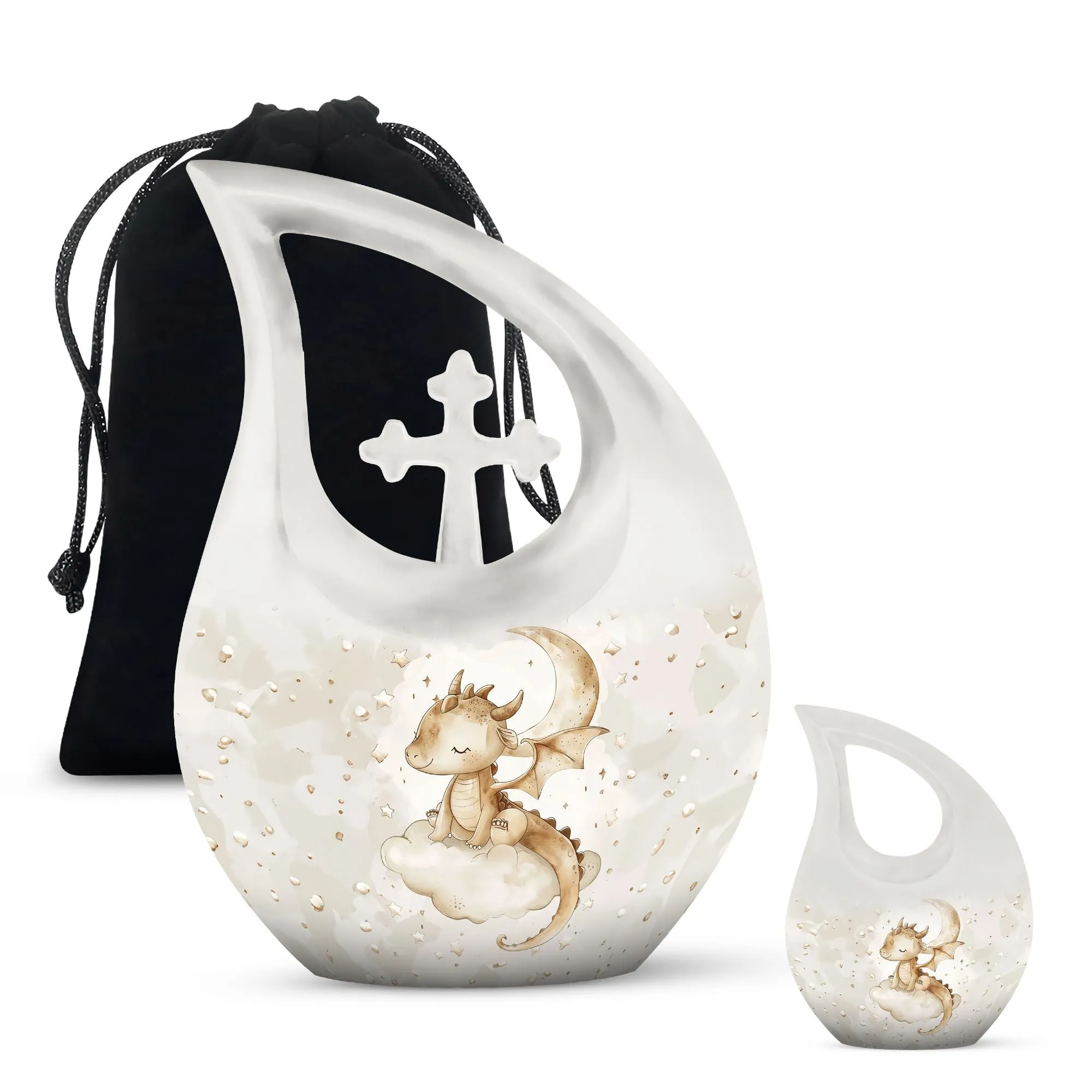 Long-lasting Dragons Rest: Mini Memorial Urn For Loving Farewell