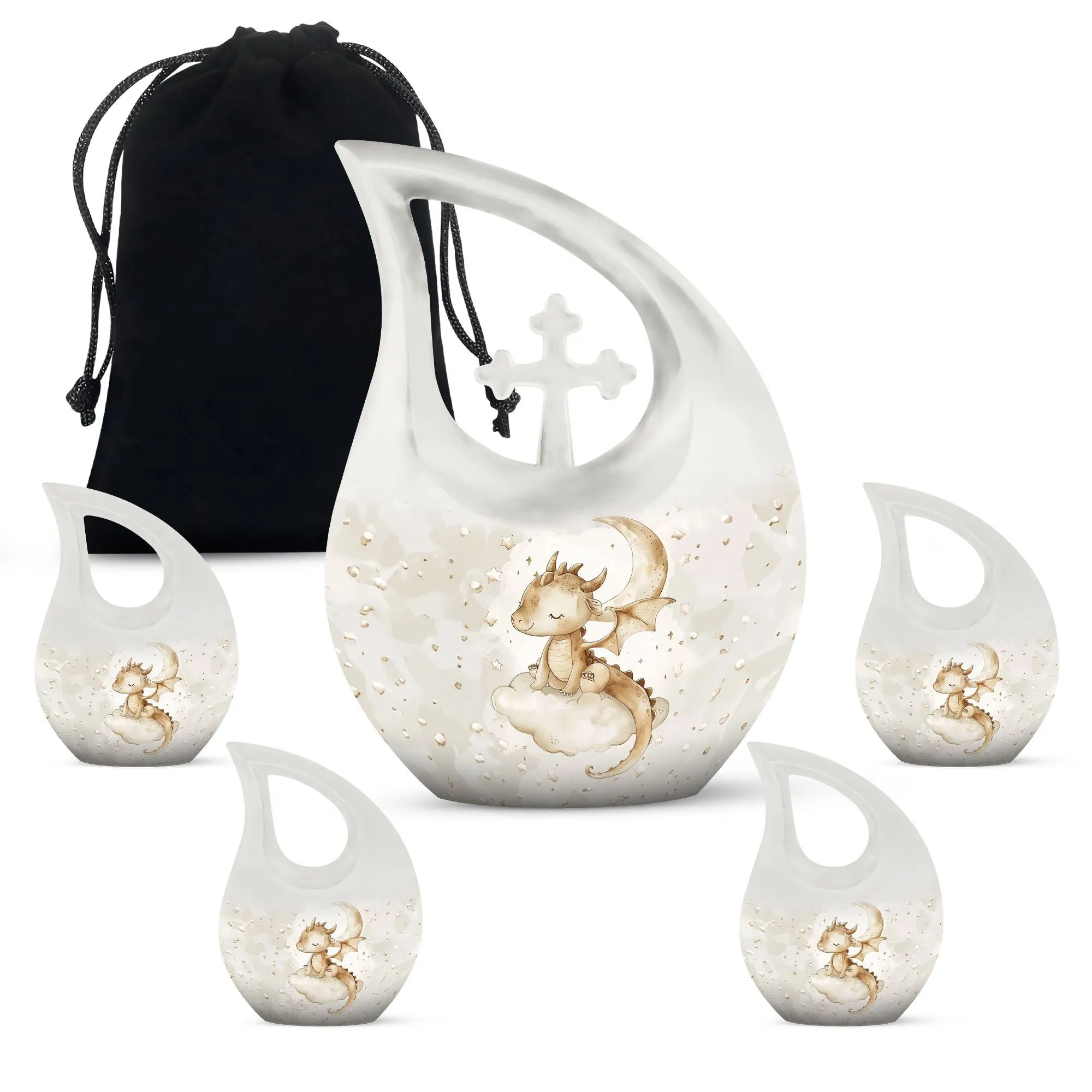 Long-lasting Dragons Rest: Mini Memorial Urn For Loving Farewell