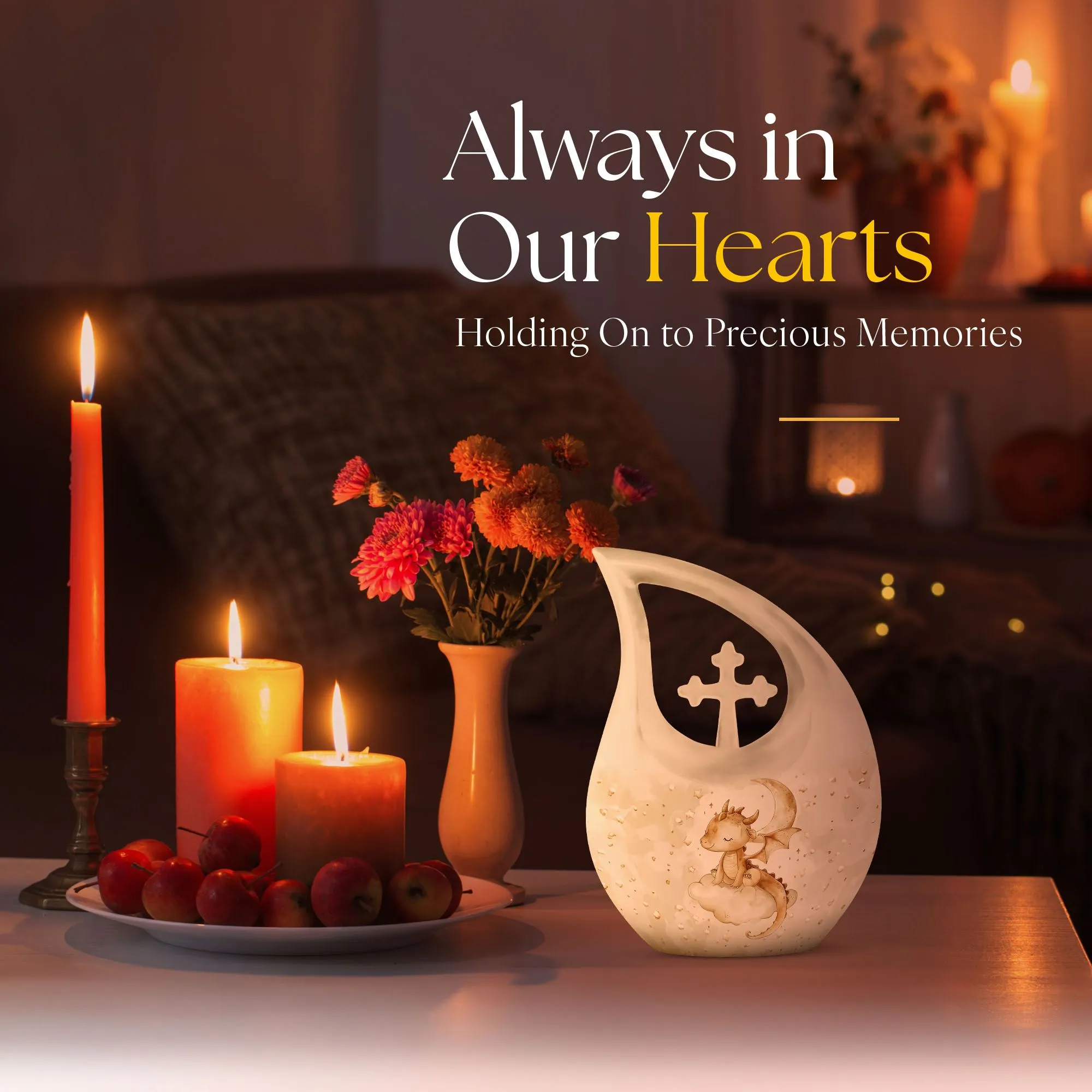Long-lasting Dragons Rest: Mini Memorial Urn For Loving Farewell