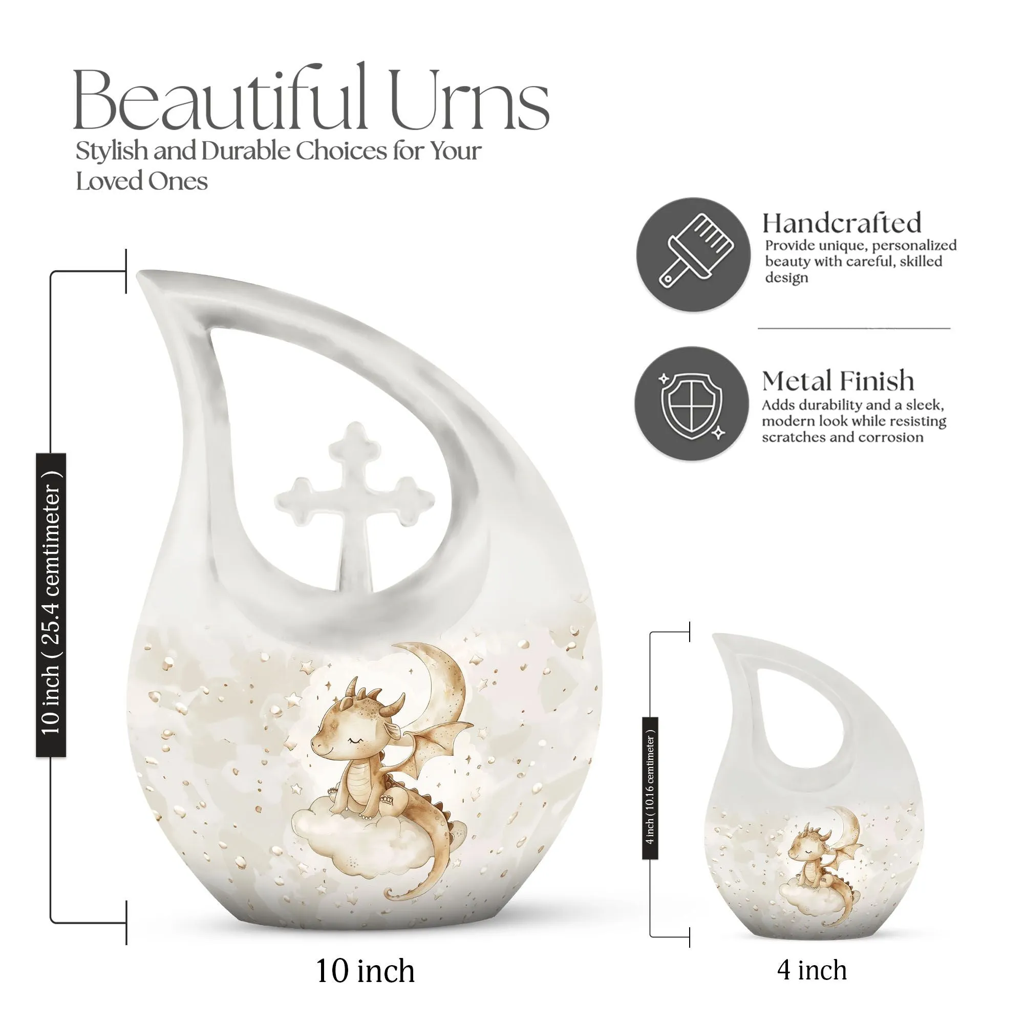 Long-lasting Dragons Rest: Mini Memorial Urn For Loving Farewell