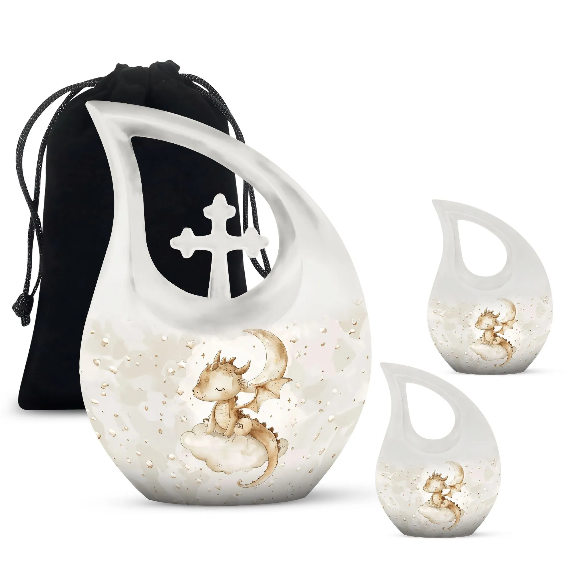 Long-lasting Dragons Rest: Mini Memorial Urn For Loving Farewell