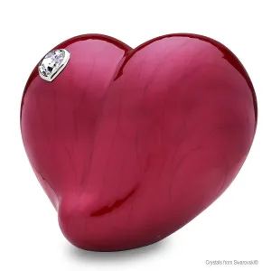 Loveheart Metal Sculpture Heart-Shaped Cremation Urn