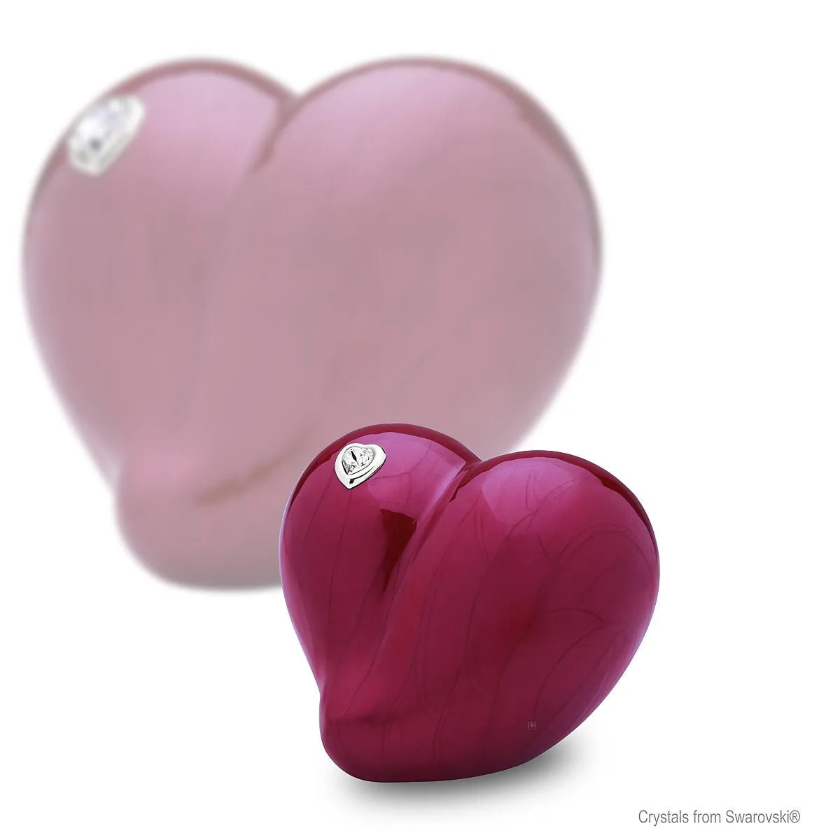 Loveheart Metal Sculpture Heart-Shaped Cremation Urn