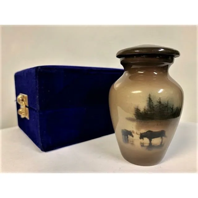 Moose in the Meadow, Cremation Urn