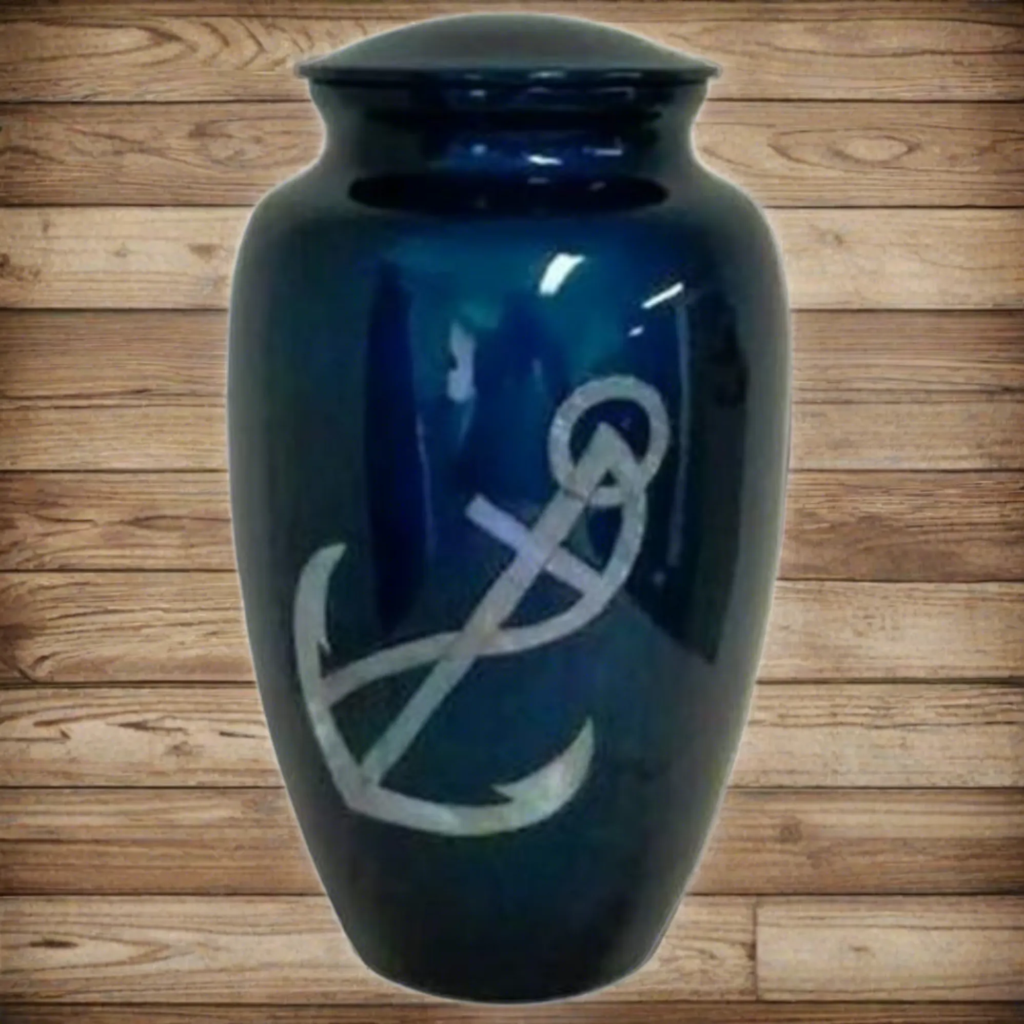 Mother of Pearl Anchor Cremation Urn | Quality Urns For Less