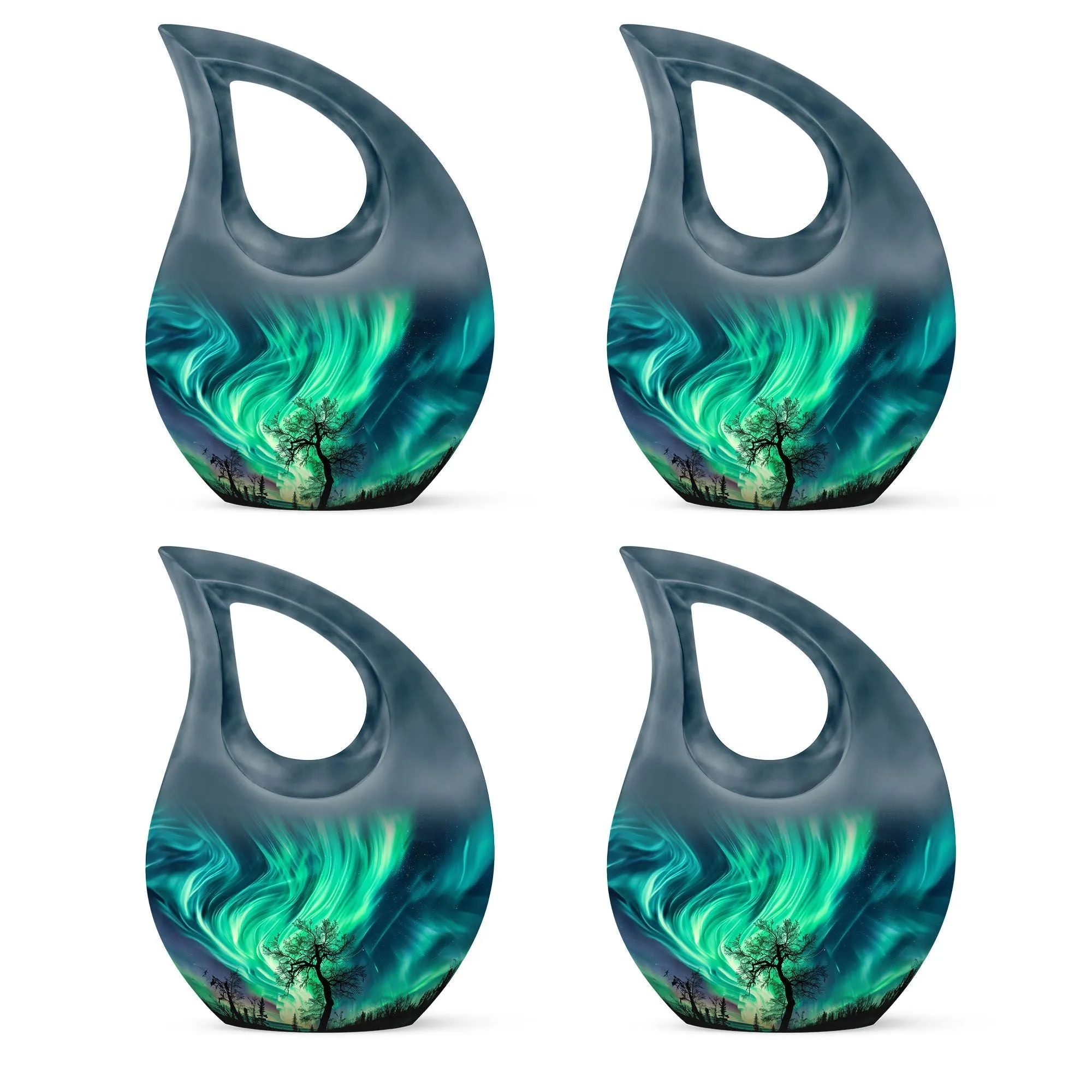Northern Lights :Extra Large Cremation Urn For Human Ashes