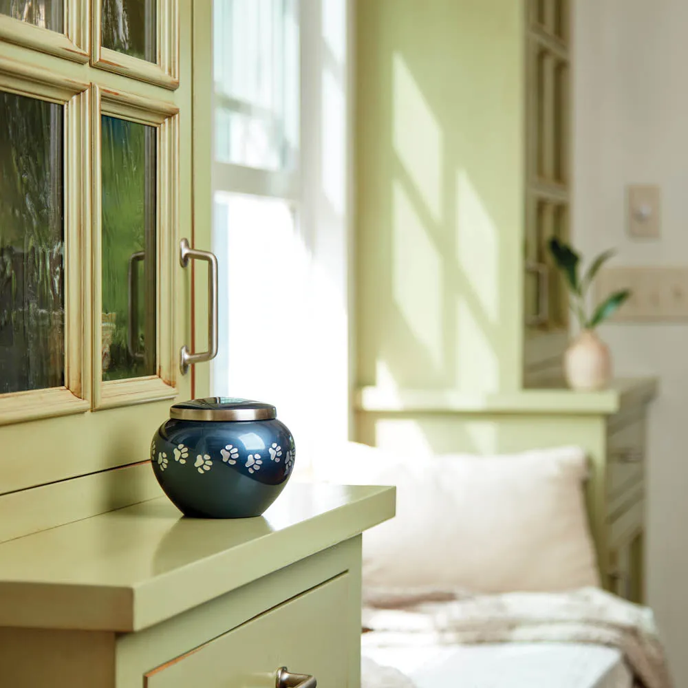 Odyssey Midnight Blue Pet Urn In Small
