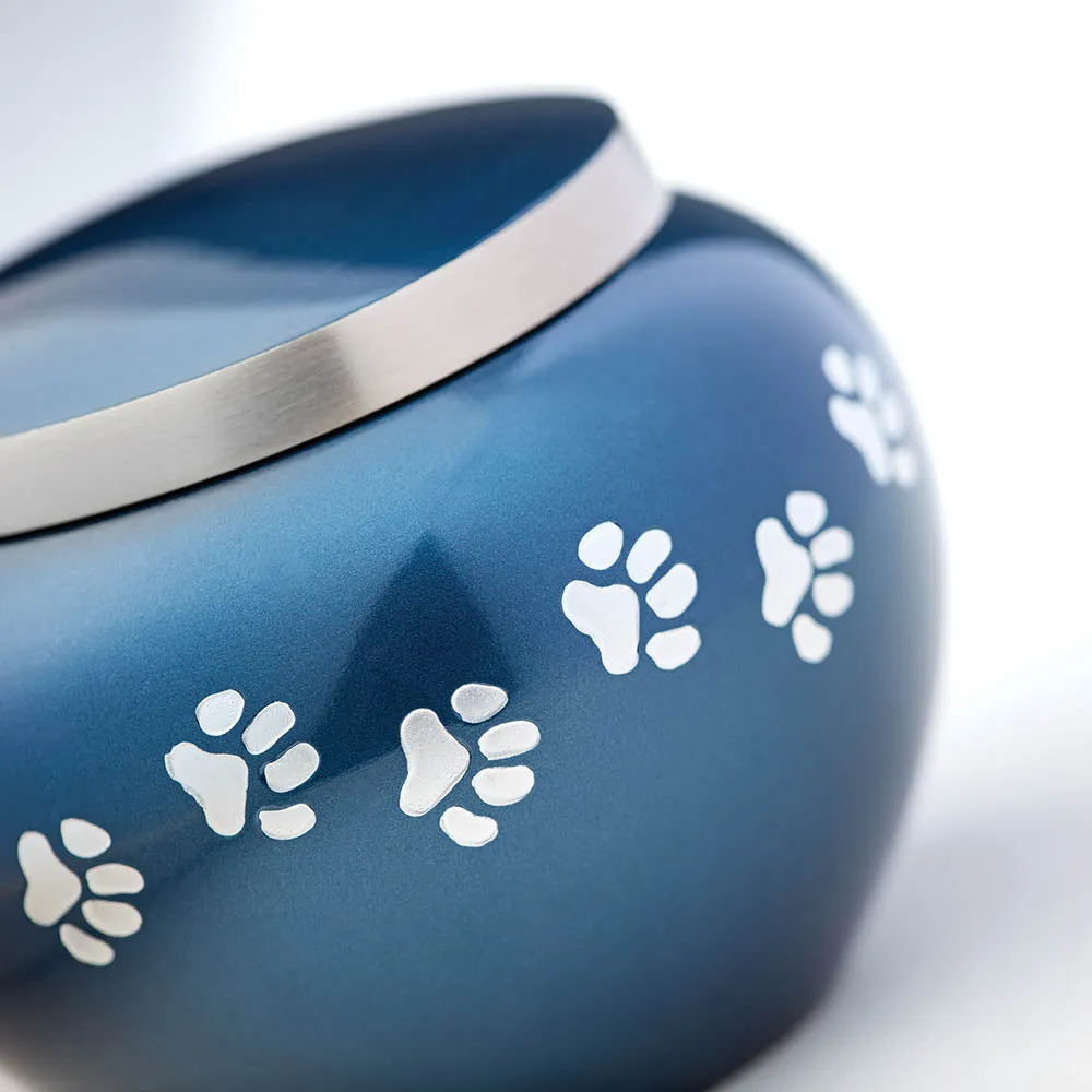 Odyssey Midnight Blue Pet Urn In Small