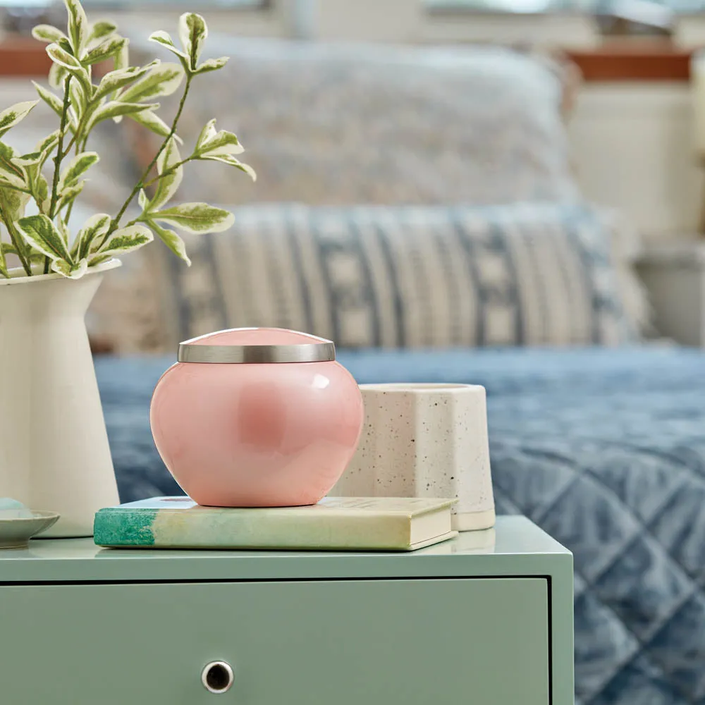 Odyssey Pink Pet Urn in Petite