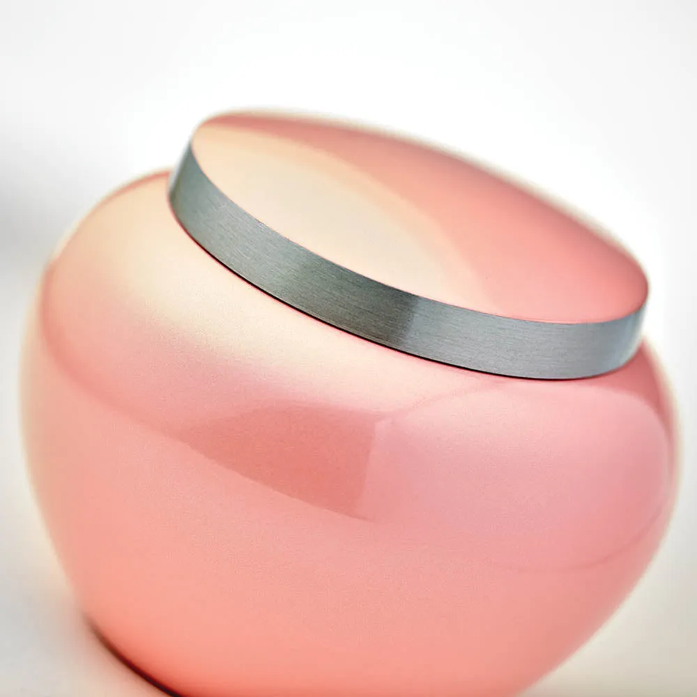 Odyssey Pink Pet Urn In Small