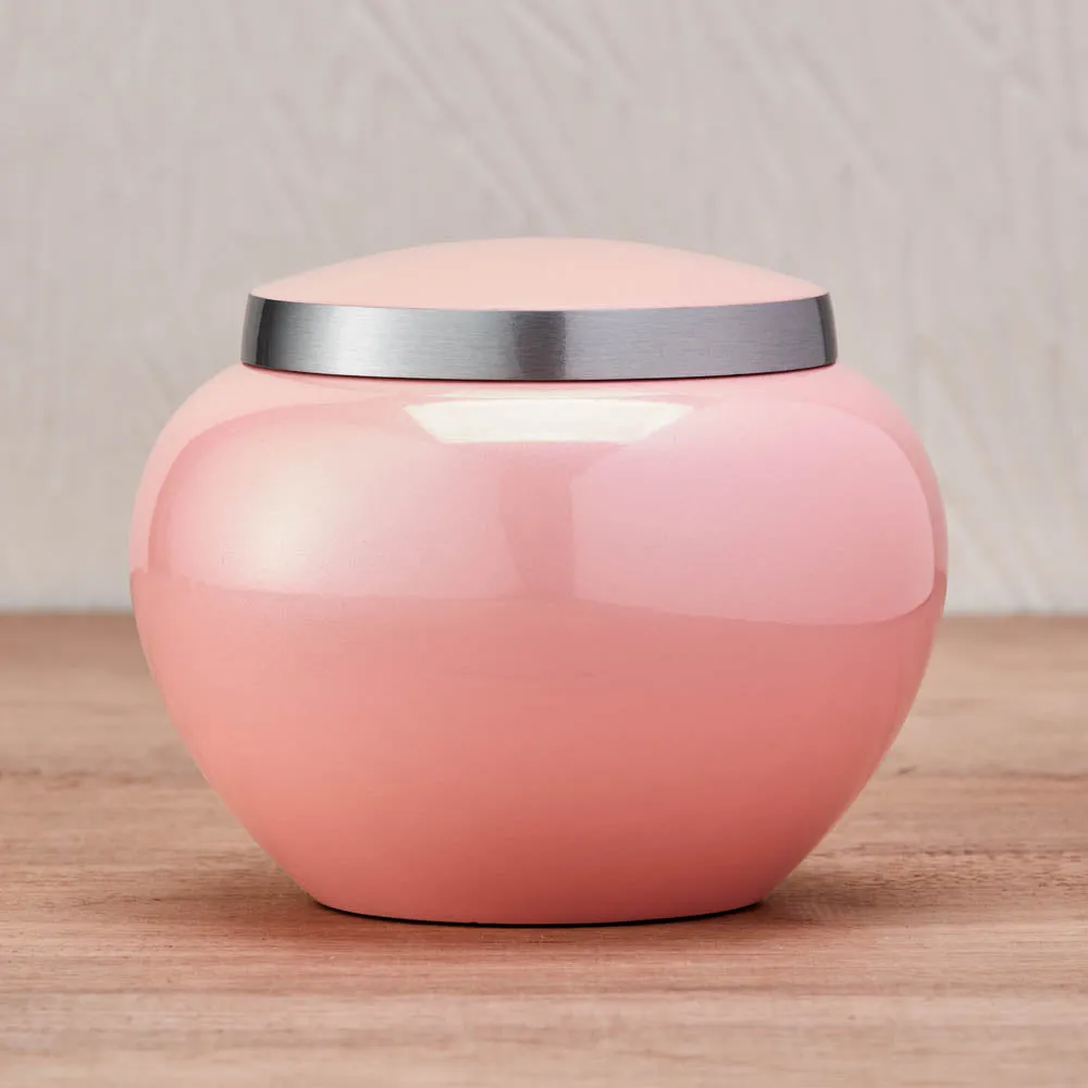 Odyssey Pink Pet Urn In Small