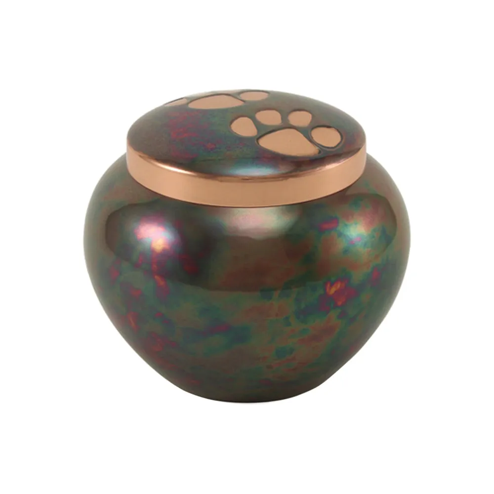Odyssey Raku Pet Urn in Medium