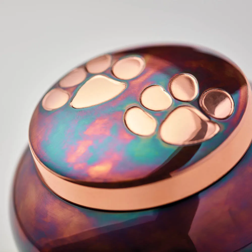 Odyssey Raku Pet Urn in Medium