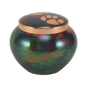 Odyssey Raku Pet Urn in Medium