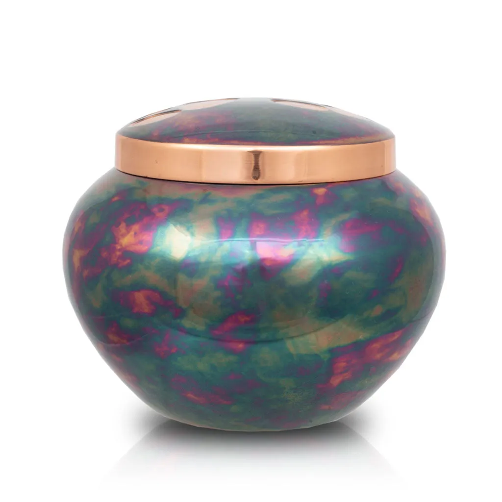 Odyssey Raku Pet Urn In Small