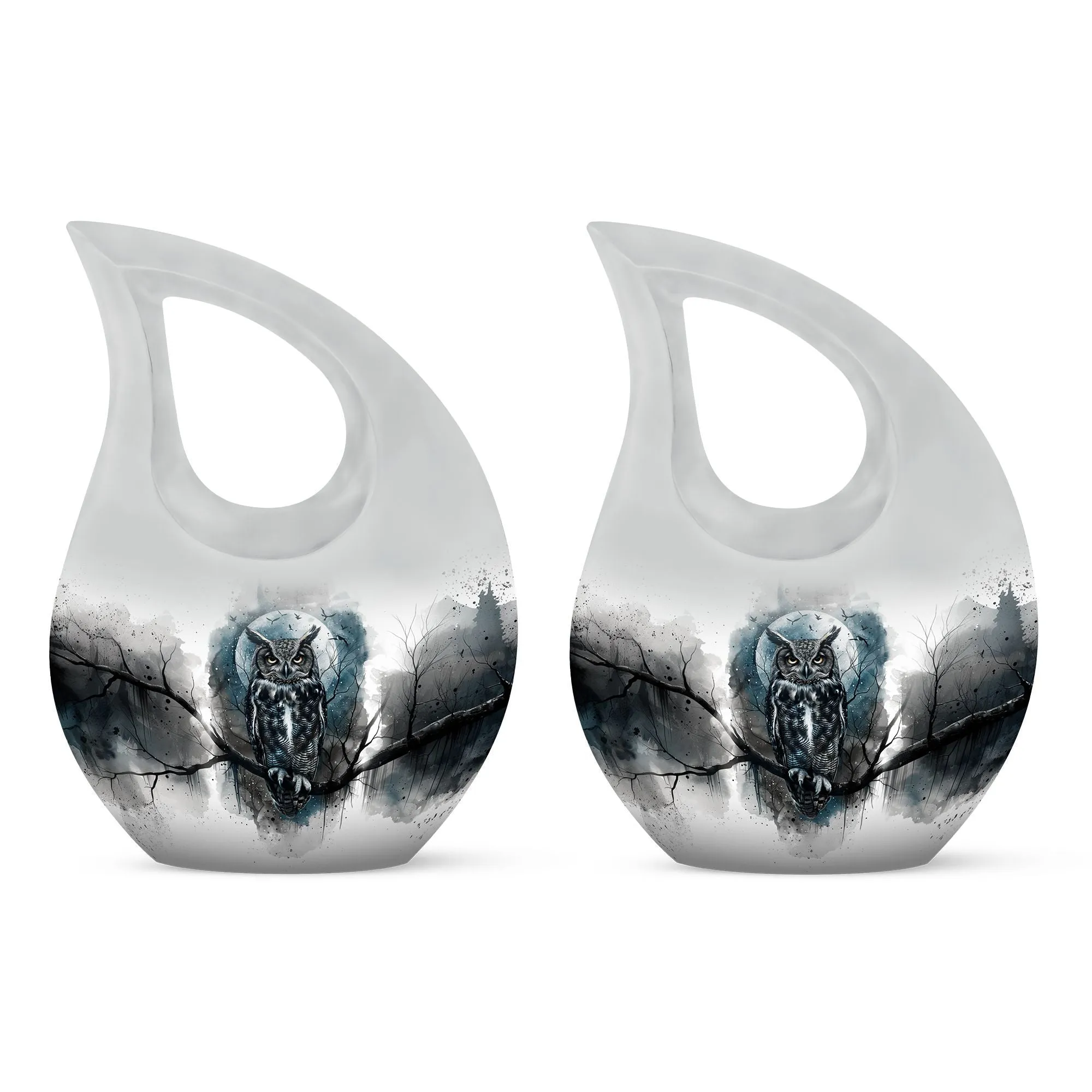 Owl-Large Remembrance: A Stately Memorial Urn for Meaningful Parting