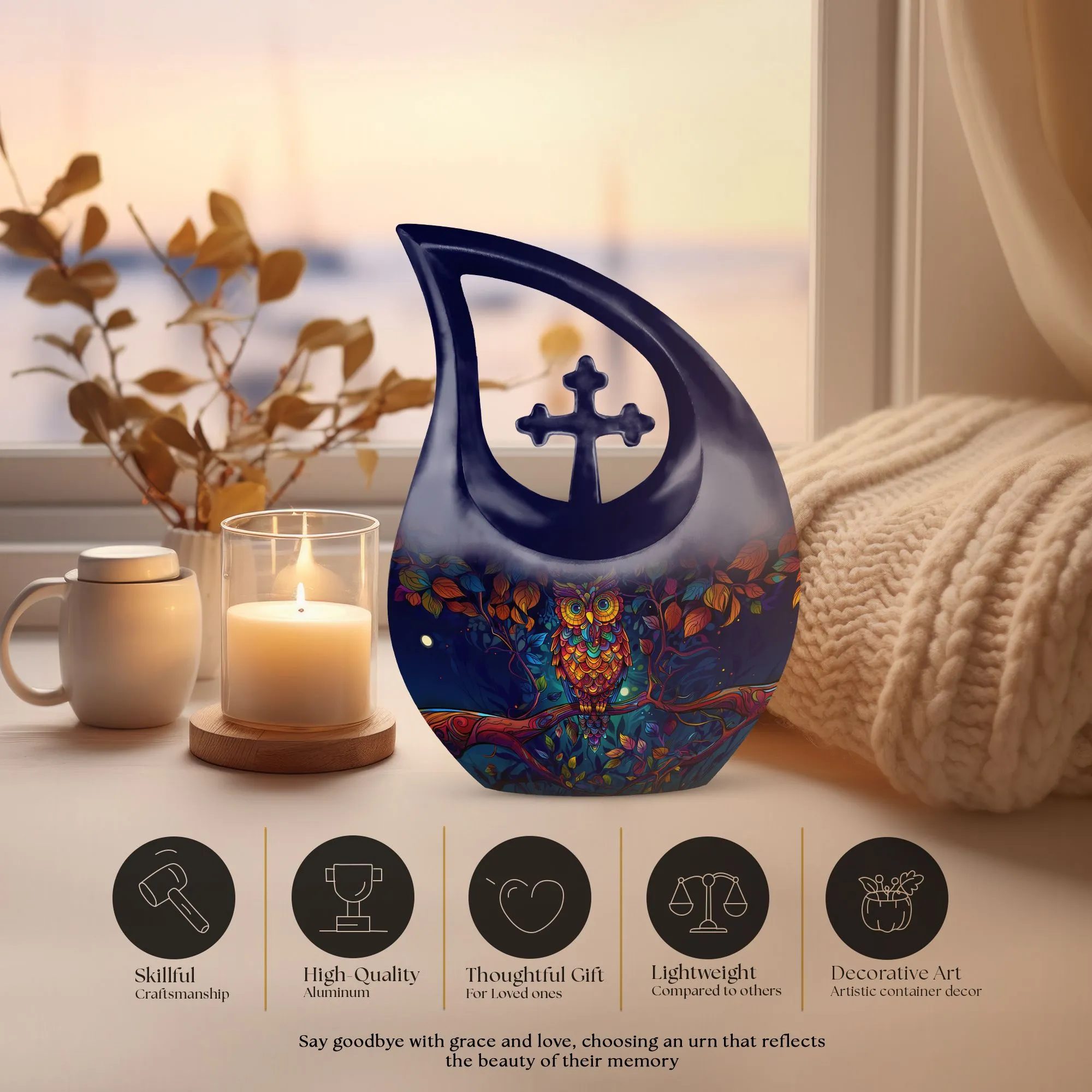 Owl Urn Eternity - A Timeless Sanctuary for Cherished Memories