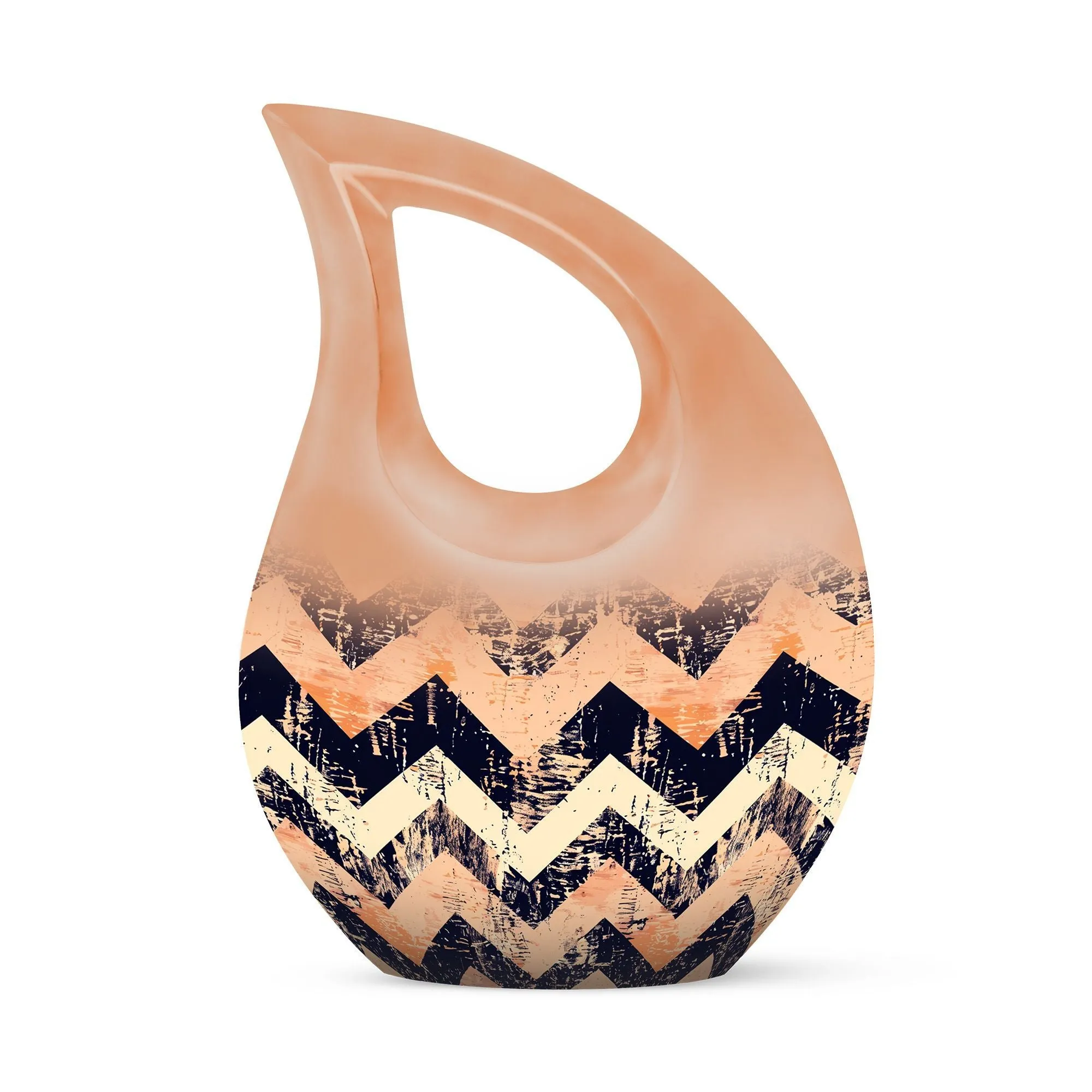 Pattern Urn - Symbolic Memorial Keepsake for Celebrated Existence