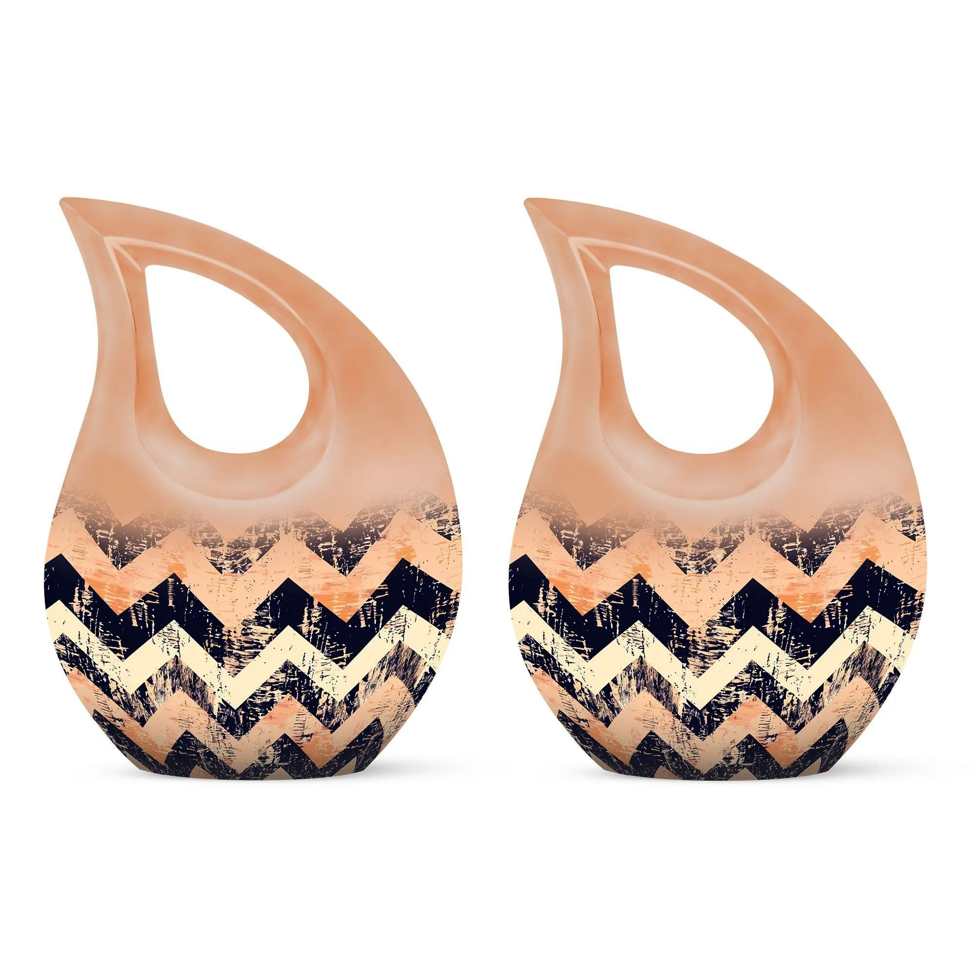 Pattern Urn - Symbolic Memorial Keepsake for Celebrated Existence