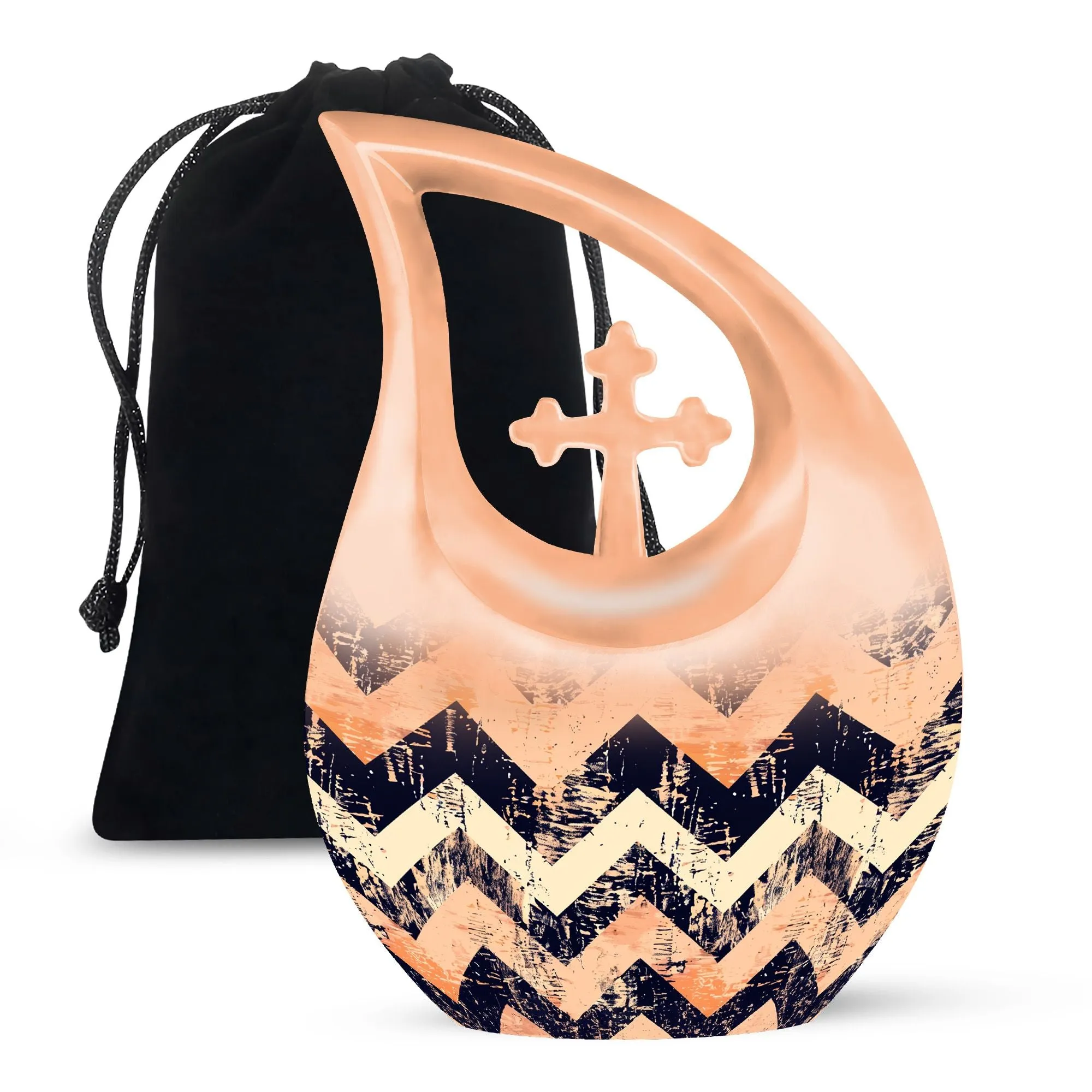 Pattern Urn - Symbolic Memorial Keepsake for Celebrated Existence