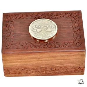 Paw Medallion Large Pet Urn