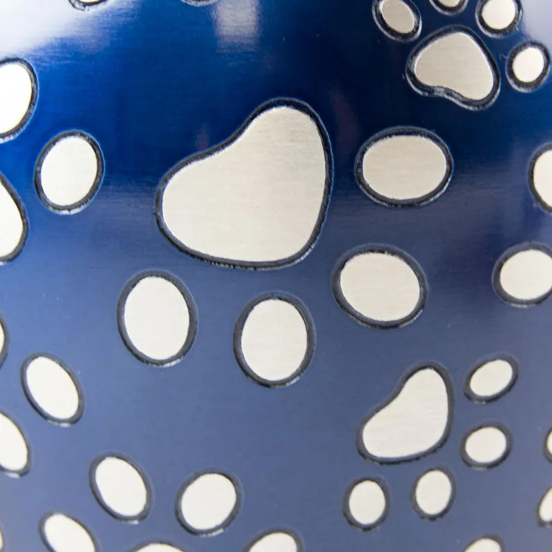 Paws of Love Pet Urn In Blue