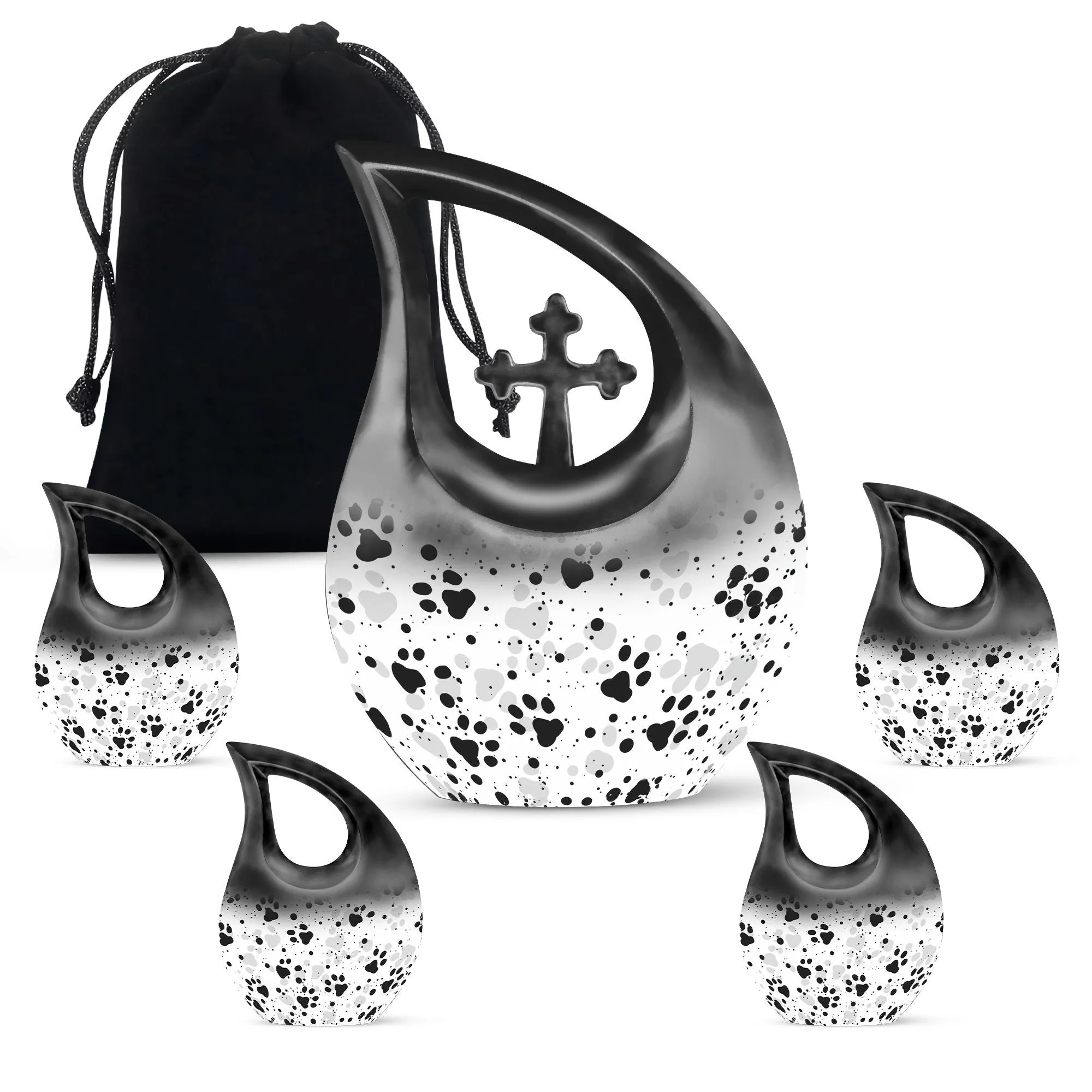 Paws Urn : Personalized Large Memorial Urn for Ashes