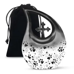 Paws Urn : Personalized Large Memorial Urn for Ashes