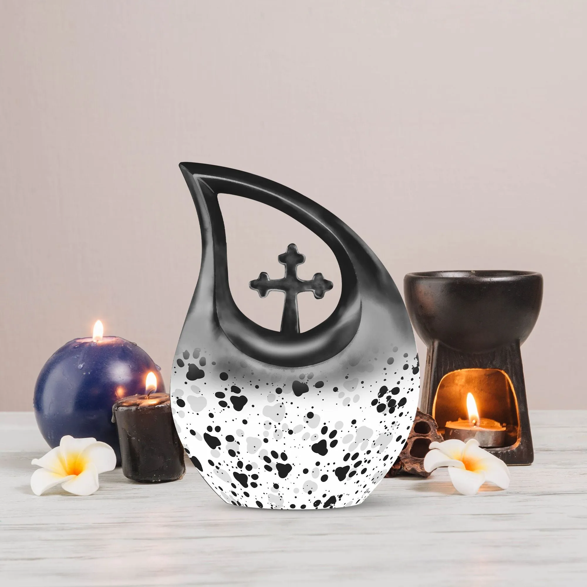 Paws Urn : Personalized Large Memorial Urn for Ashes