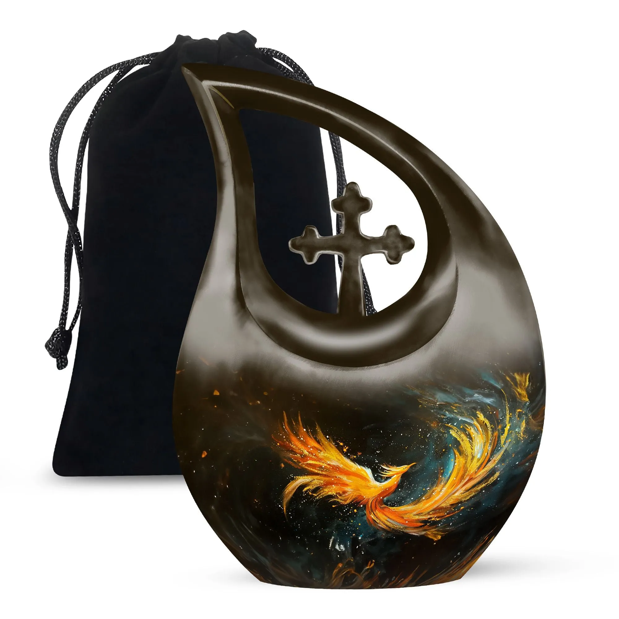 Phoenix Flame Embodiment - A Cremation Memorial Repository
