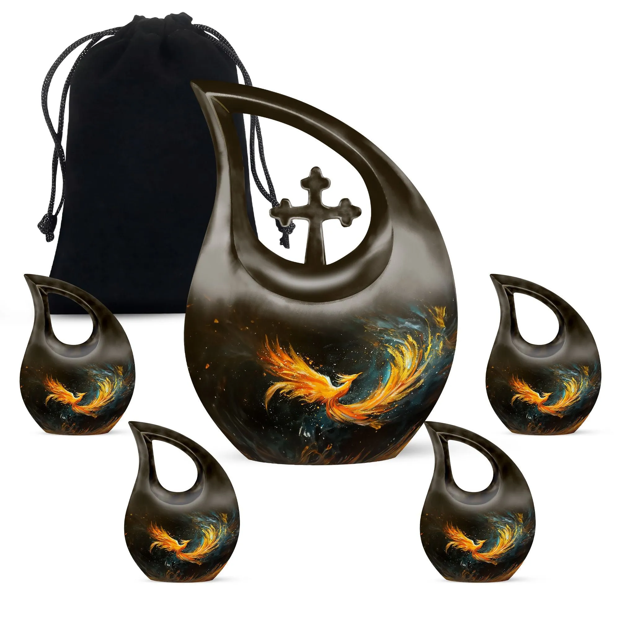 Phoenix Flame Embodiment - A Cremation Memorial Repository