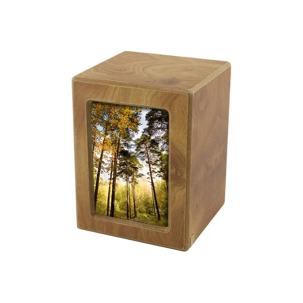 Photo Urn for Pet Ashes - Natural