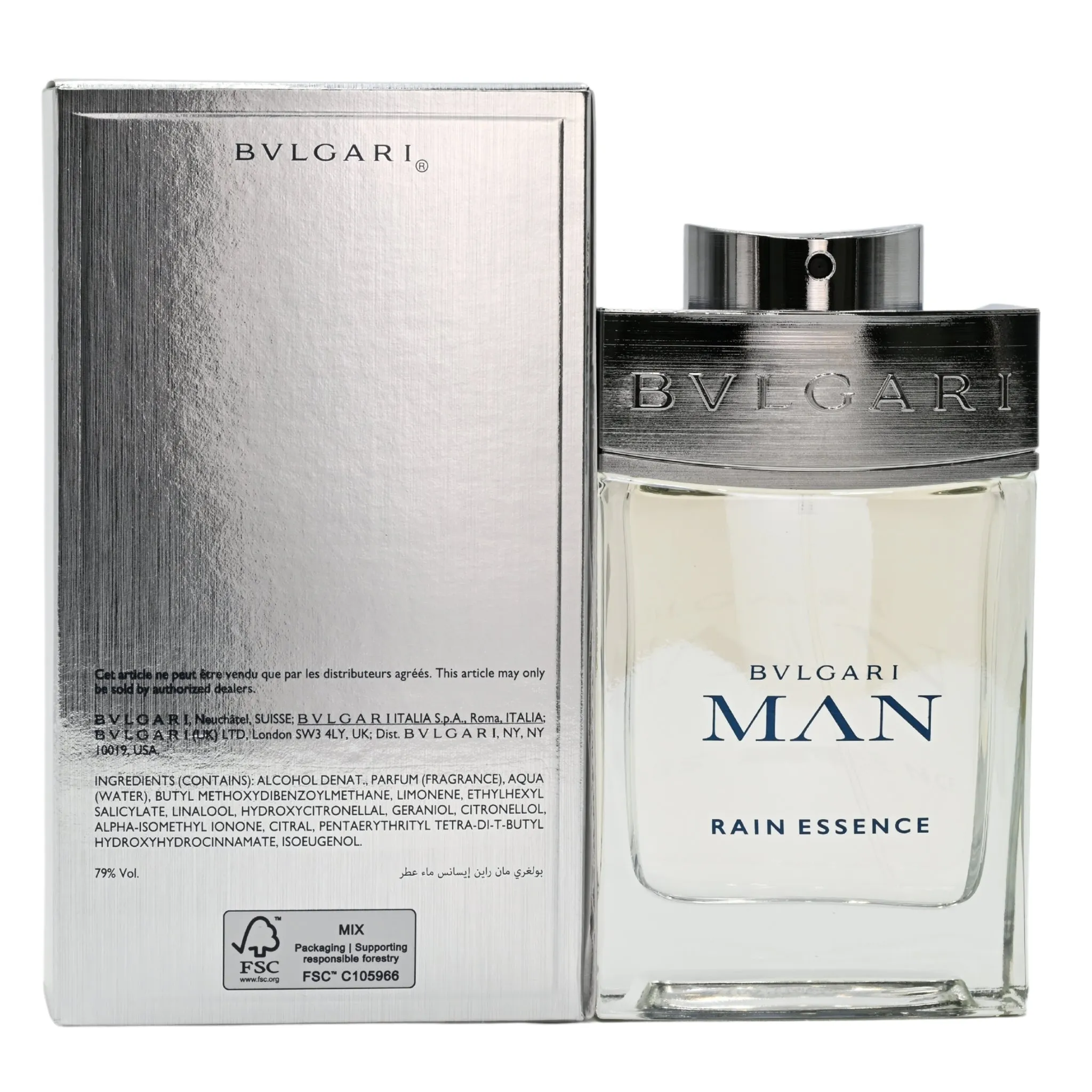 Rain Essence by Bvlgari cologne for men EDP 3.3 / 3.4 oz New in Box