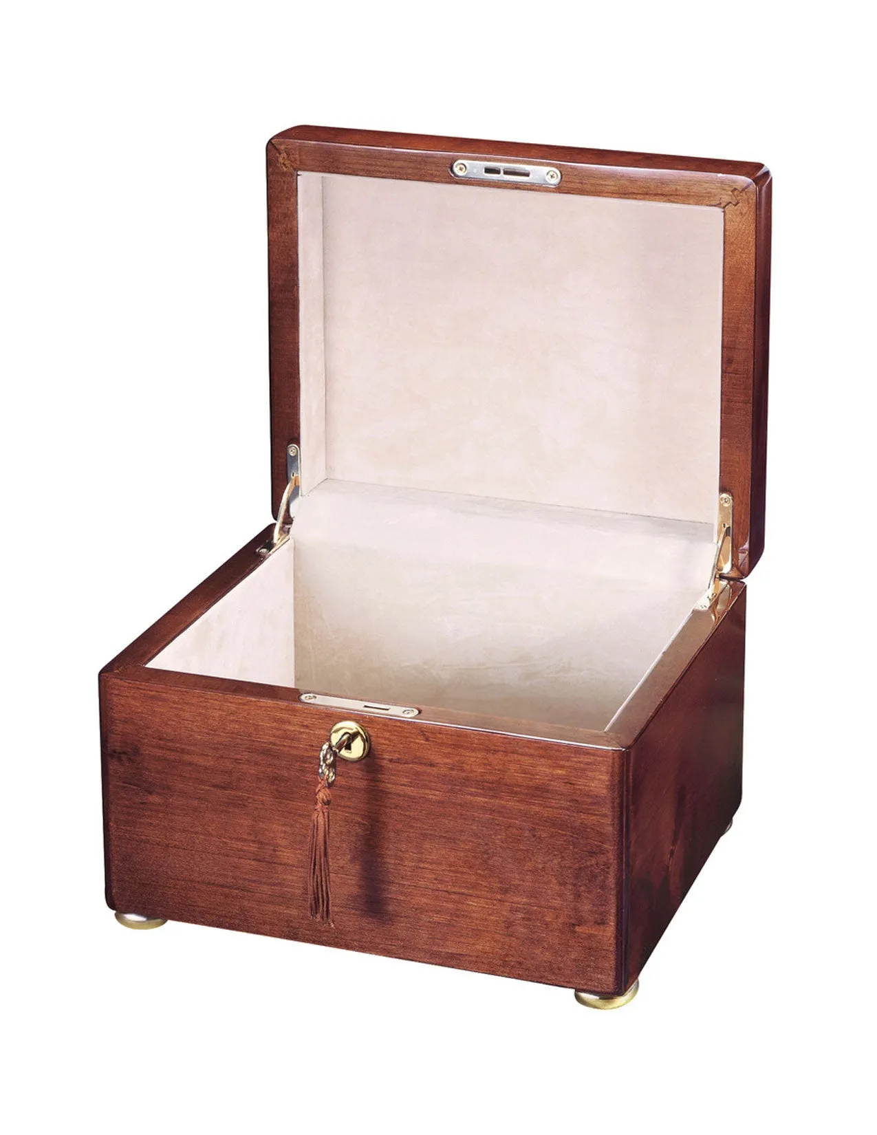 Reflections III - Cherry Chest Wood Urn