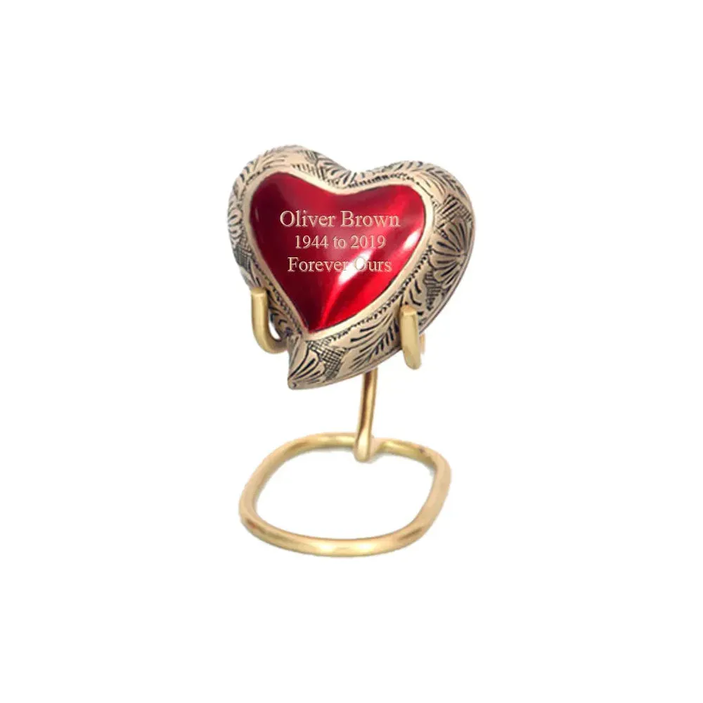 Ruby Red High Sheen Ash Urn | Great urn for any MOM