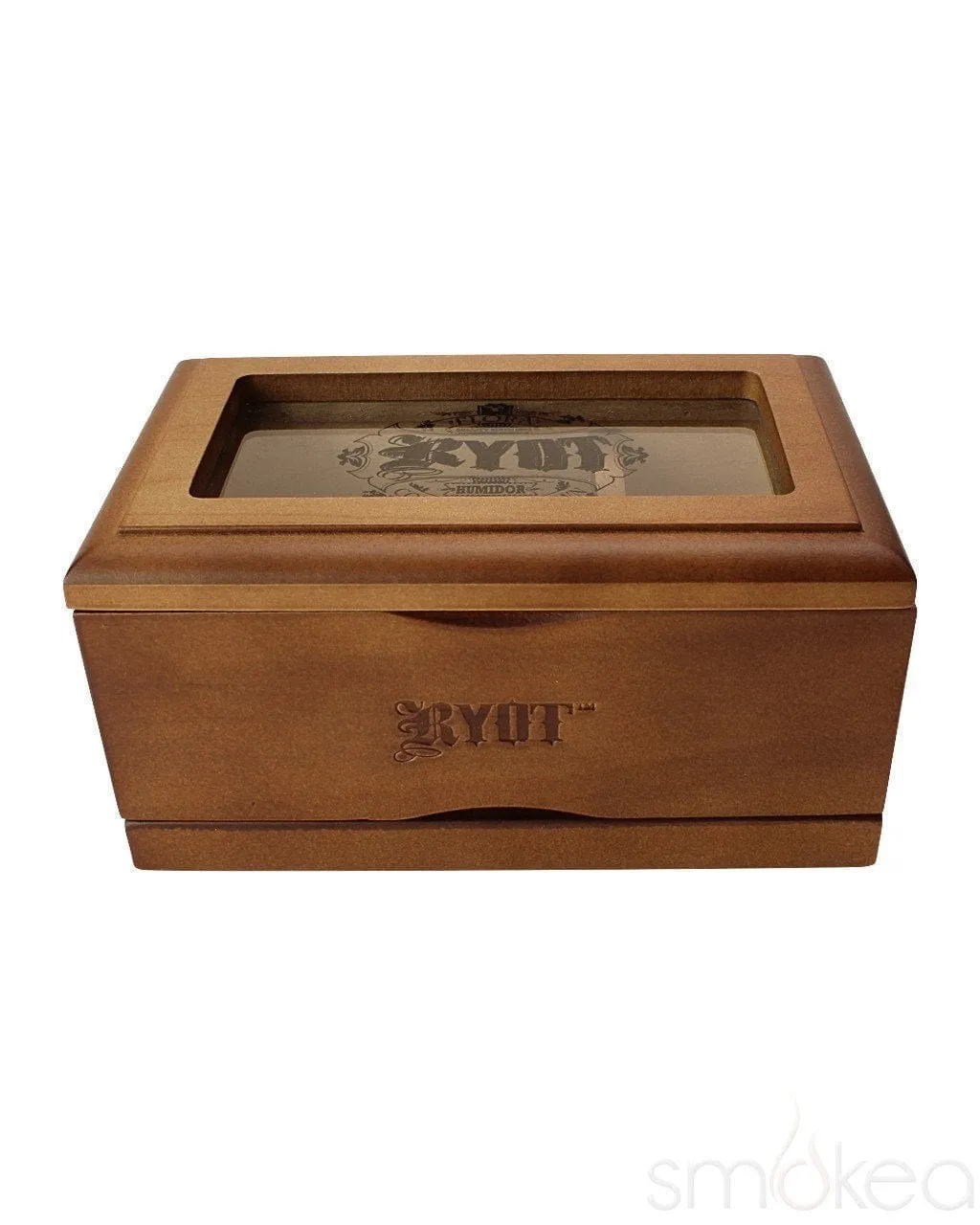 RYOT 3x5 Walnut Glass Top Box