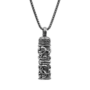 Silver Celtic Filigree Keepsake Vial