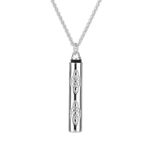 Silver Celtic Trinity Keepsake Vial