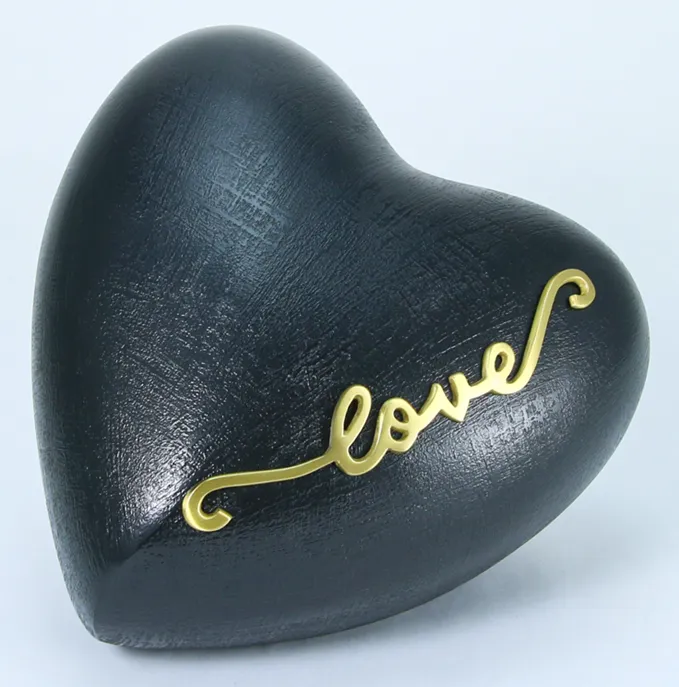 Slate Enduring Love Heart Urn in Large