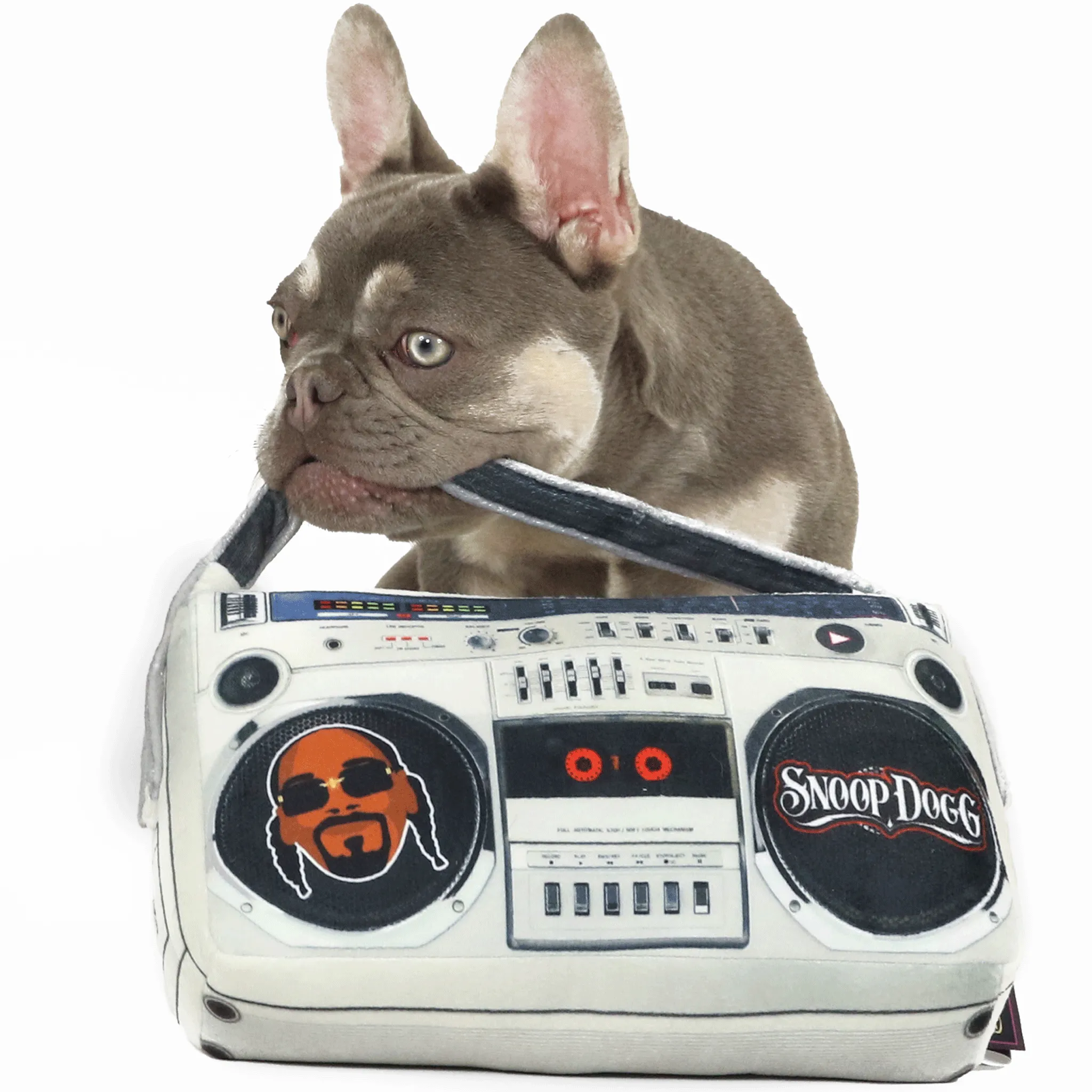 Snoop Doggie Dogg Boom Box Toy Grey Dog Toys