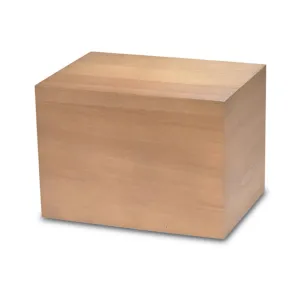 Stained Hardwood Urn